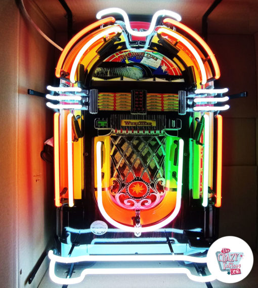 Pôster da caixa Neon Wurlitzer Jukebox