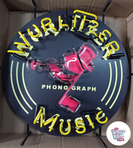 Neon Wurlitzer Musica off poster