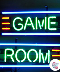 Poster zoom sala giochi al neon