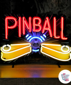 Neon Pinball Sign On