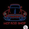 Neon Hot Road Shop-affisch