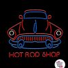 Neon Sign Hot Road Shop 