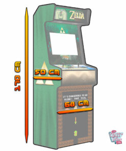 Slim Arcade Machine measures