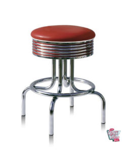 Taburete Retro Diner Americano BS2866