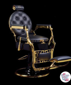 Vintage Gold Barber Armchair