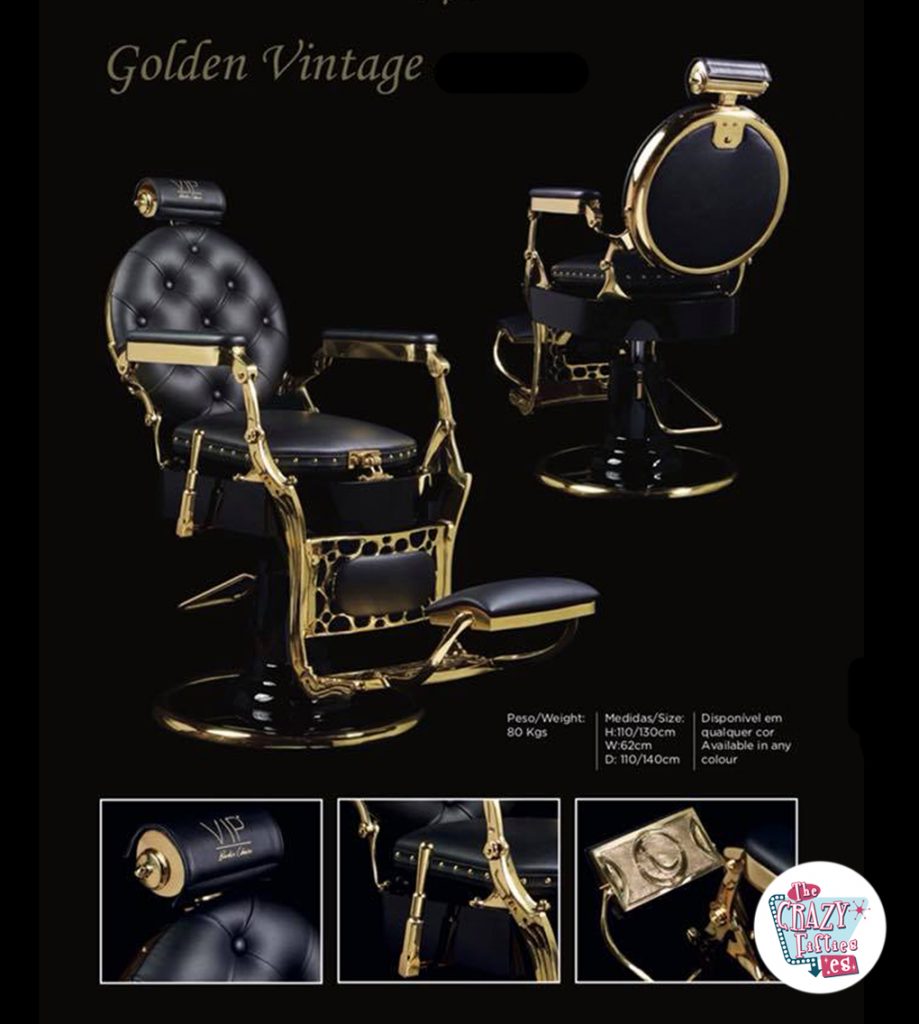 cadeira de barbeiro vendas Vintage »Thecrazyfifties.es