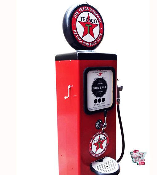 Petrol pump with beer dispenser tap
