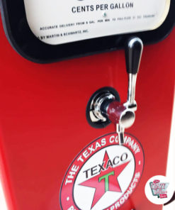 Petrol pump with beer dispenser tap