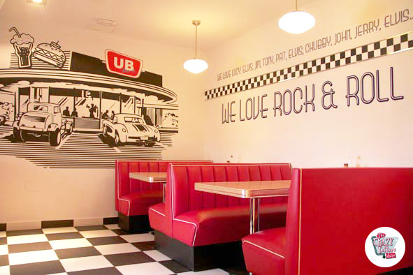 Rent Bank Retro American Diner Simple 2 Squares