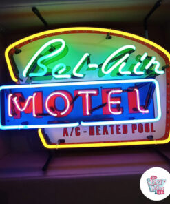 Neon Bel-Air Motel Sign