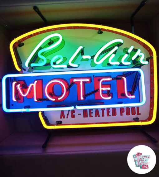 Letreiro Neon Bel-Air Motel