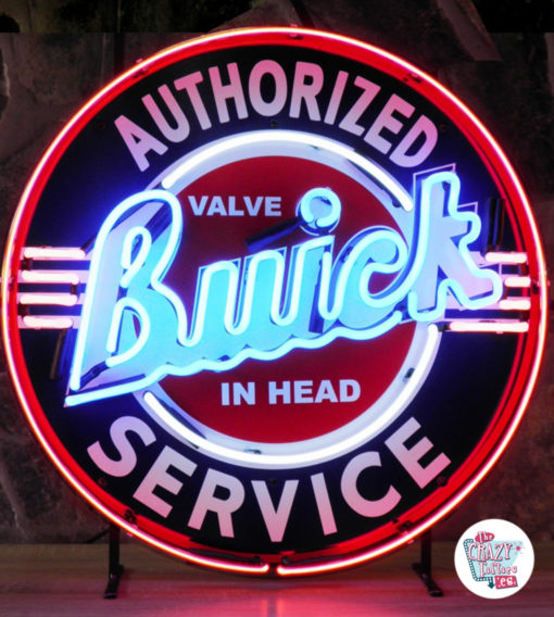 Neon Buick serviceplakat