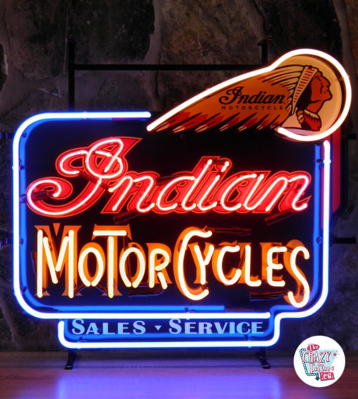 Letreiro Neon Indian Motorcycles