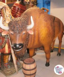 Décoration de bisons d'Amérique de l'Ouest