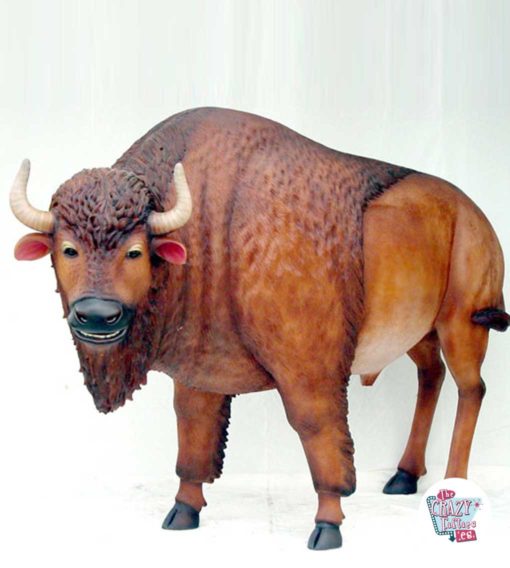 Vill vestamerikansk bison dekorasjon