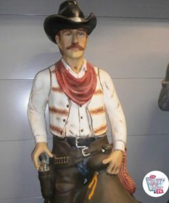 Decoração de oeste selvagem Cowboy com sela