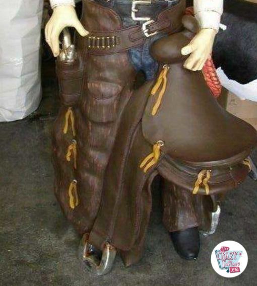 Wild West Cowboy decoration with saddle