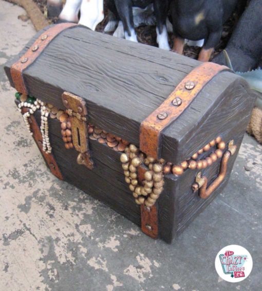 Figur Dekorasjon Pirate Treasure Chest