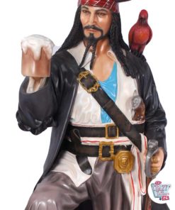 Pirate decoration figure with beer