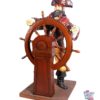 Figura decoração pirata com leme