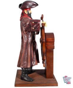 Figura decoração pirata com leme