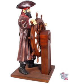 Figure Pirate Decoration with Rudder