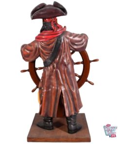 Figur Piratendekoration mit Ruder