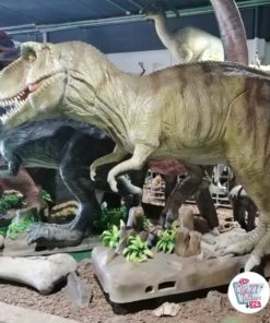 Dinosaurfigur med T-Rex-bevegelse