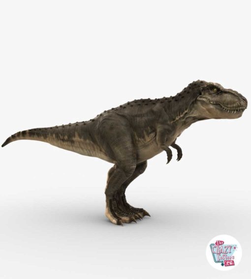 Dinosaurfigur med T-Rex-bevægelse som Jurassic Park-dinosaurerne