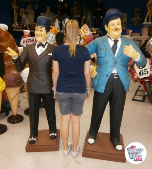 Laurel e Hardy Decoração Figures.jpg