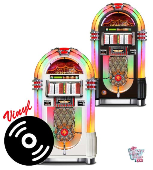 Jukebox Rock-ola Bubbler Vinyl 45 Deluxe