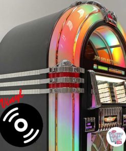 Jukebox Rock-ola Bubbler Vinyl 45 Deluxe svart