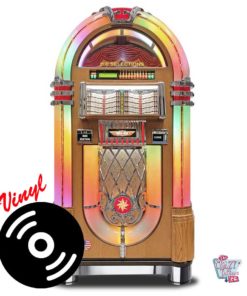 Jukebox Rock-ola Bubbler Vinyl 45 oak