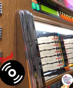 Jukebox Rock-ola Bubbler Vinyl 45 Eiche Bibliothek