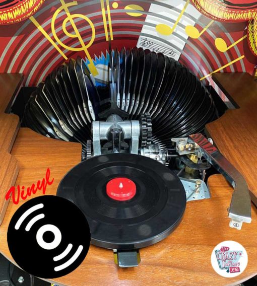 Jukebox Rock-ola Bubbler Vinyl 45 turntable