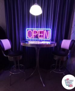 Neon Open Stor udstillingsplakat