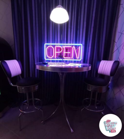 Neon Open Stor udstillingsplakat