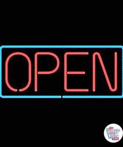 Neon Open Stor plakat