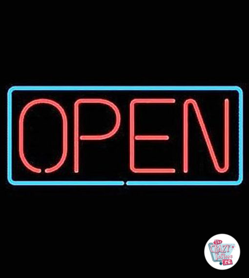 Neon Open Stor plakat