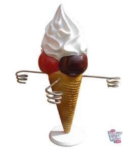 Figur Dekoration Ice Cream Cone Cone Soft