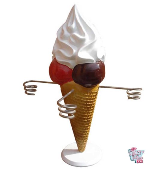 Figur Dekoration Ice Cream Cone Cone Soft