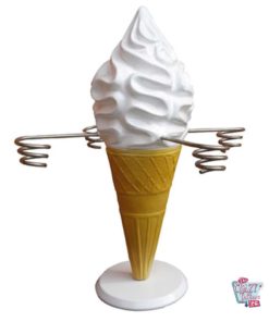 Figur Dekoration Glass Cone Cone Sundae