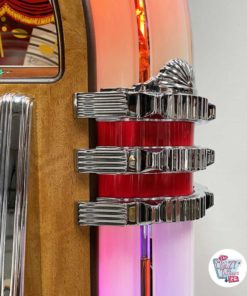 Jukebox Rock-ola CD Bubbler noyer chrome