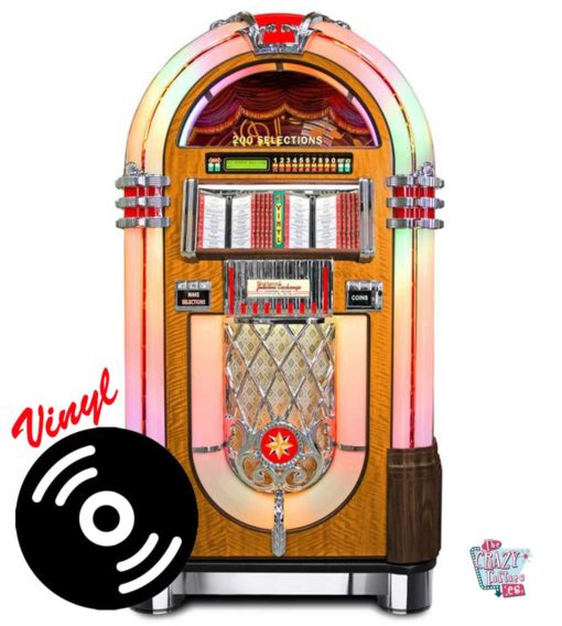 Jukebox Rock-ola Bubbler Vinyl 45 Edição exclusiva de John Papa