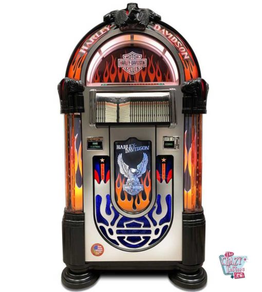 Jukebox Rock-ola-CD Harley Davidson Flames