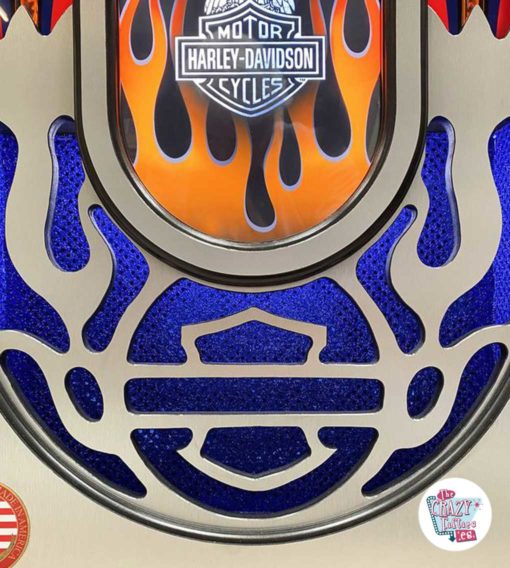 Jukebox Rock-ola-CD Harley Davidson Flames