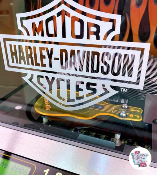 Jukebox Rock-ola CD Logo Harley Davidson Flames