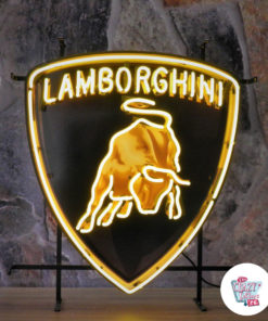 Signe de Lamborghini au néon