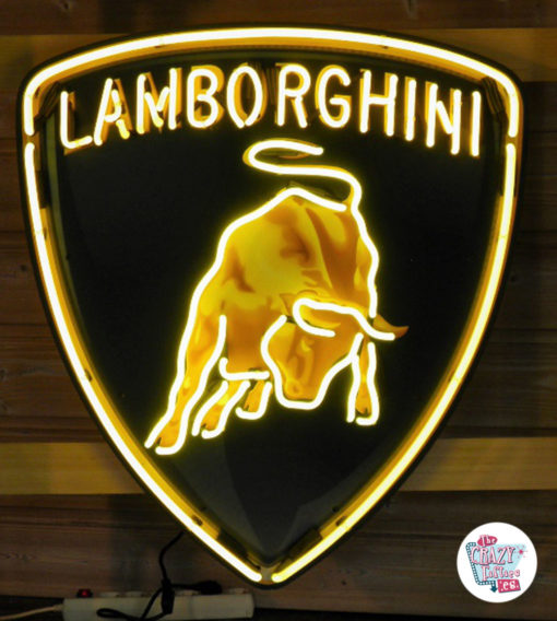 Neon Lamborghini XL Poster