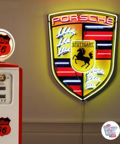 Neon Porsche XL Schild